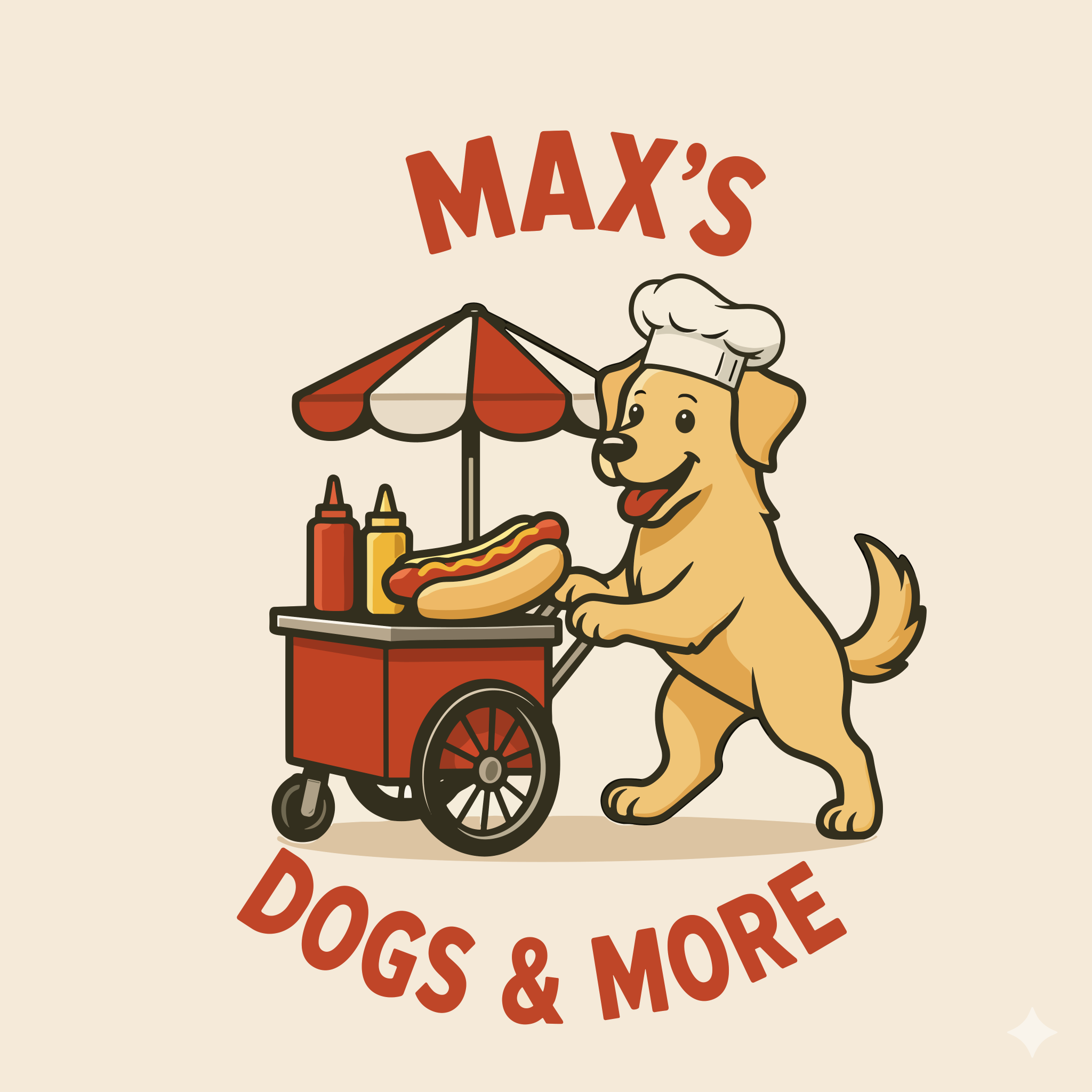 Max the chef dog